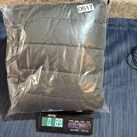 Eddie Bauer Women’s Down Puffer Jacket Gray Quilted Coat Warm Winter Size S - Picture 8 of 8